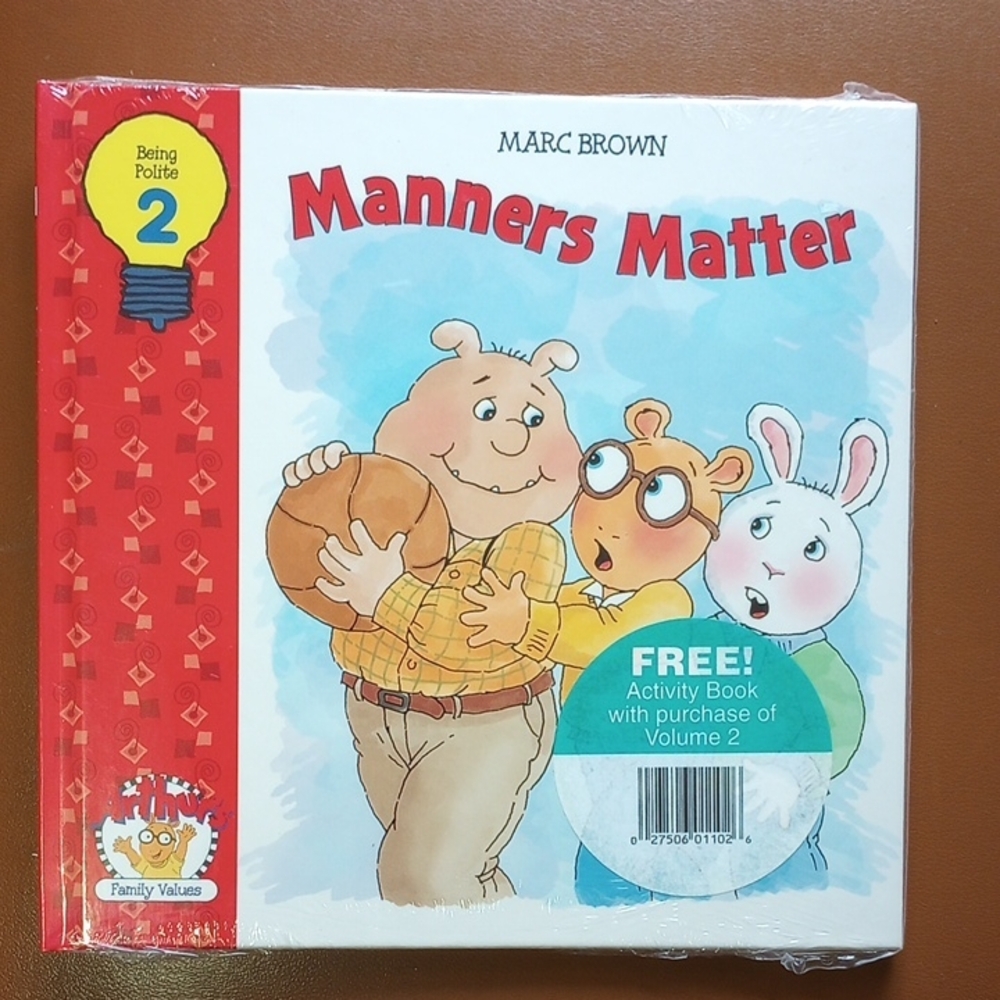 NWT Manners Matter Volume 2 Being Polite Arthur Story Book & Coloring Book